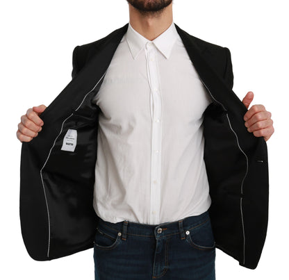 Dolce &amp; Gabbana Schwarz Slim Fit Manteljacke MARTINI Blazer