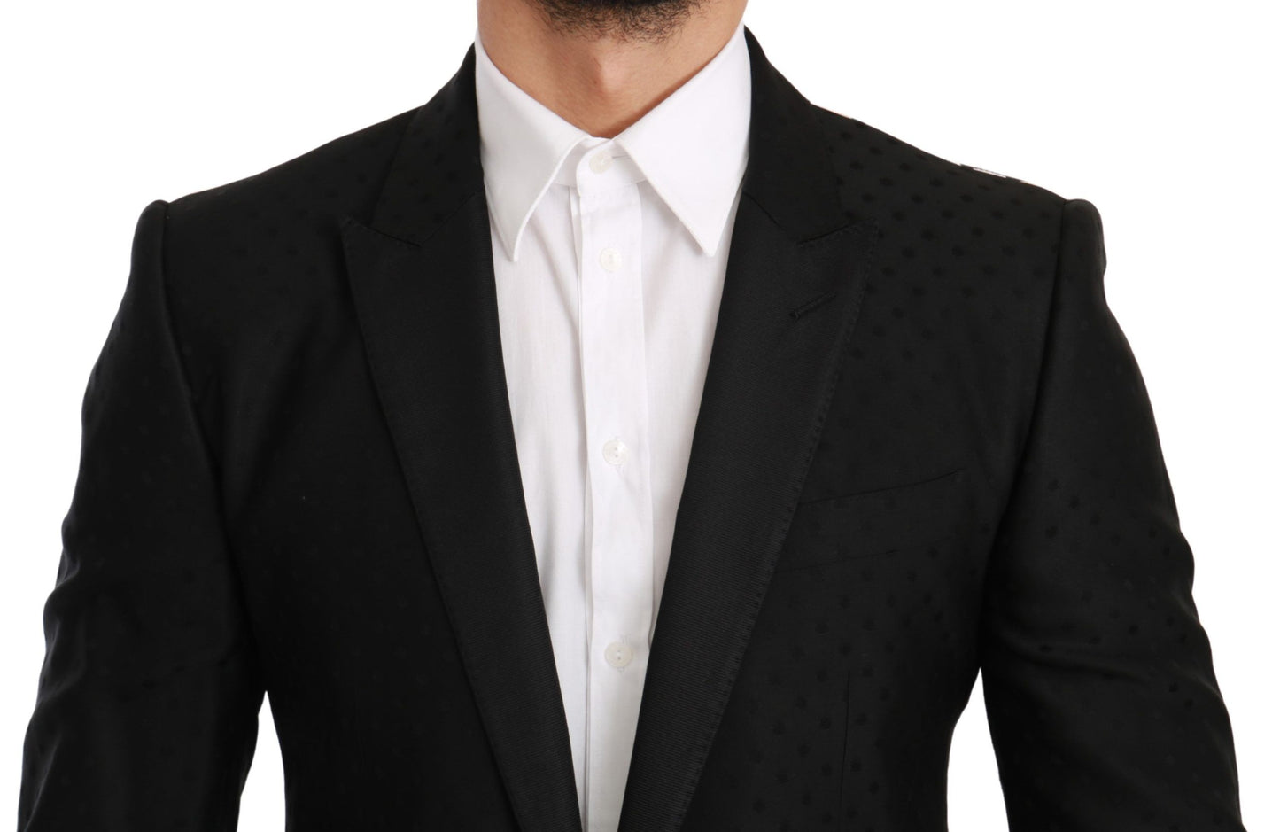 Dolce &amp; Gabbana Schwarz Slim Fit Manteljacke MARTINI Blazer