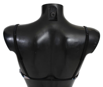 Roberto Cavalli schwarze Spitzen-Reggiseno-Nylon-BH-Unterwäsche