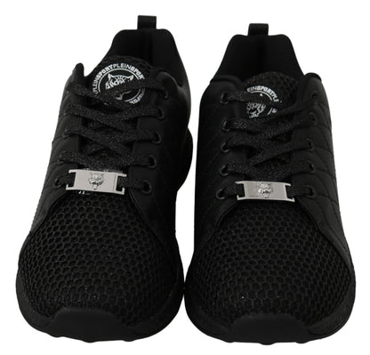 Philipp Plein – Schwarze, lässige Lauf-Sneakers