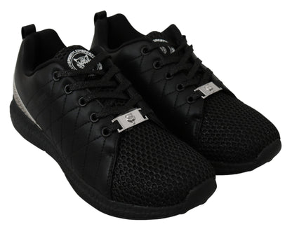 Philipp Plein – Schwarze, lässige Lauf-Sneakers