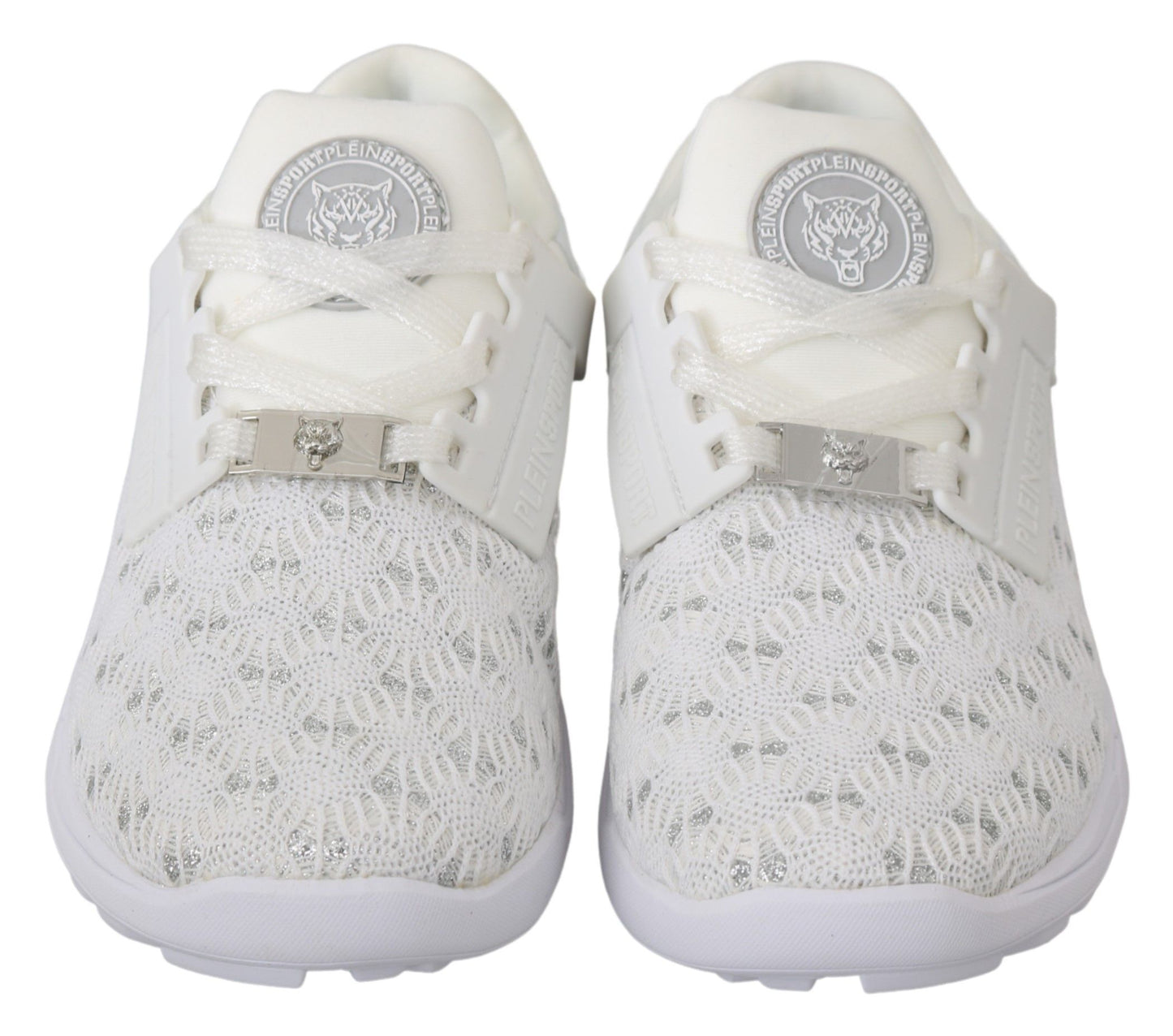 Philipp Plein Weiße Polyester Casual Sneakers Schuhe