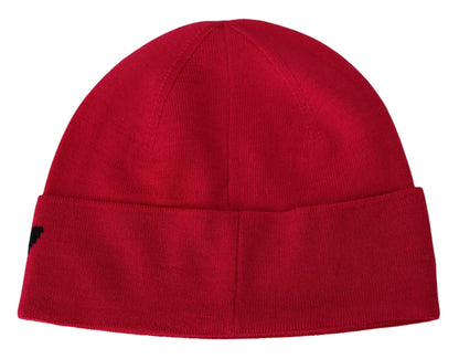 Givenchy Rot Rosa Wollmütze Unisex Herren Damen Beanie Mütze