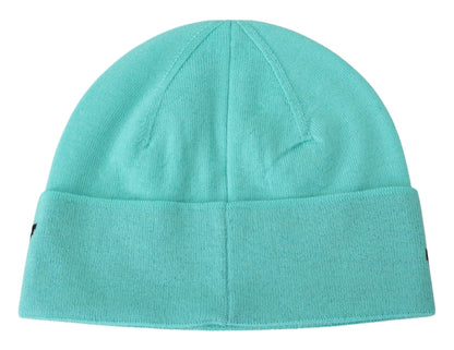 Givenchy Grüne Wollmütze Unisex Logo Mütze