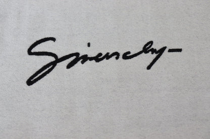 Givenchy Schwarz Weiß Wolle Unisex Winter Warm Schal Wickelschal