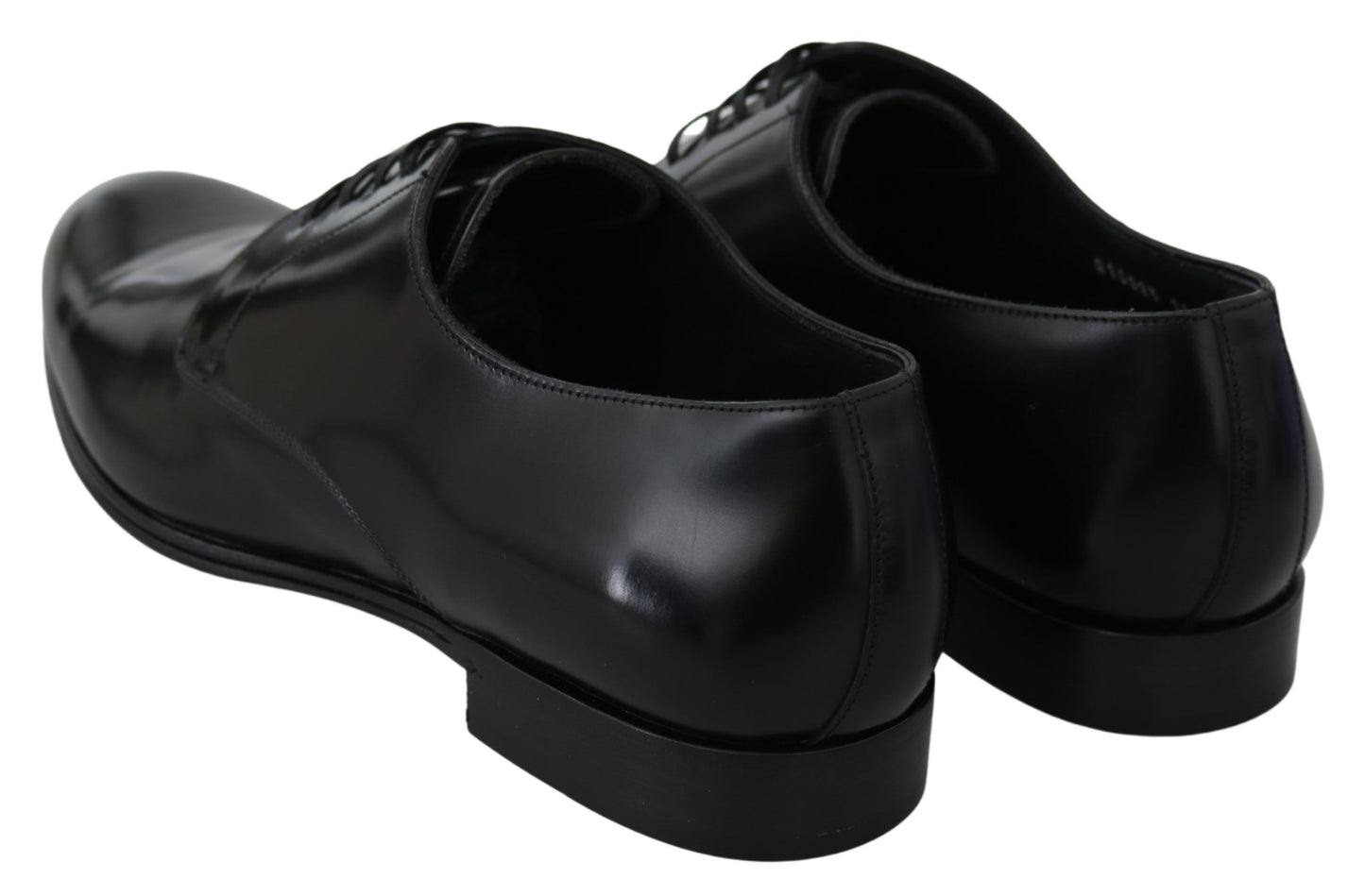 Dolce &amp; Gabbana – Derby Napoli – Formelle Schuhe aus schwarzem Leder