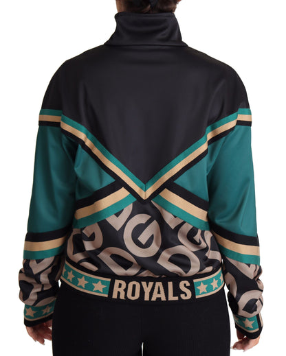 Dolce &amp; Gabbana – Mehrfarbige Trainingsbomberjacke „DG Logo Mania“