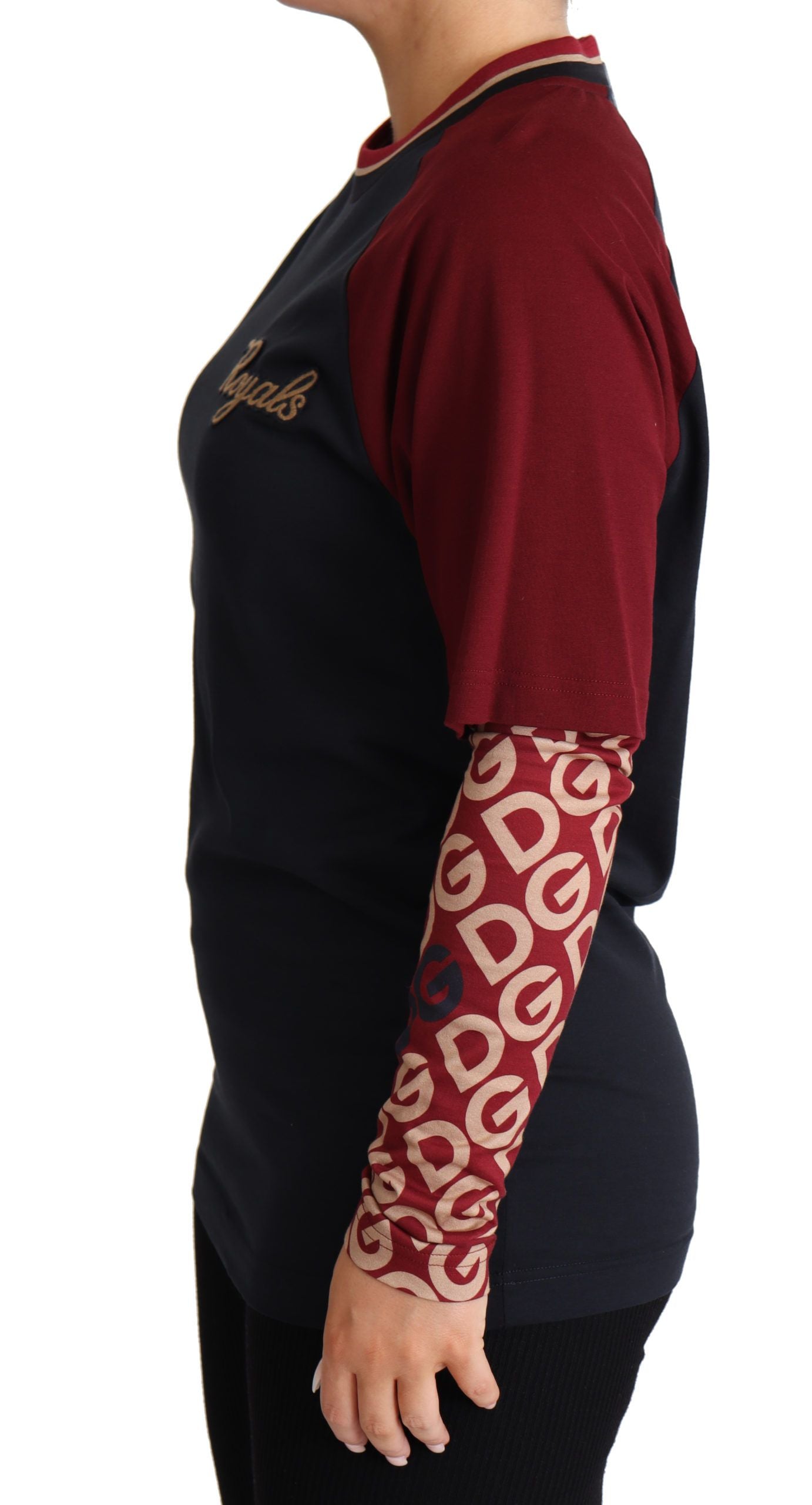 Dolce &amp; Gabbana – Mehrfarbiger Royals-Pullover mit Rundhalsausschnitt