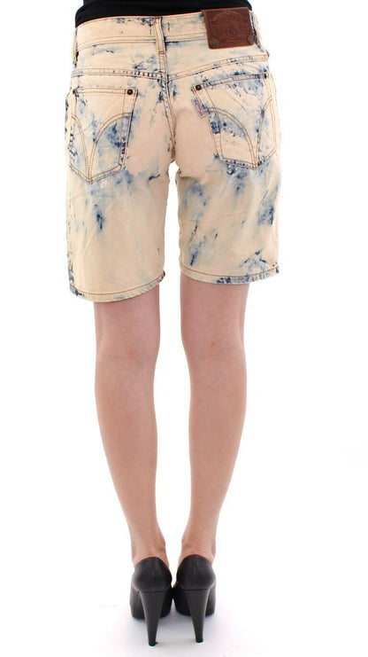Dolce &amp; Gabbana Blaue Jeans-Shorts aus gewaschener Baumwolle
