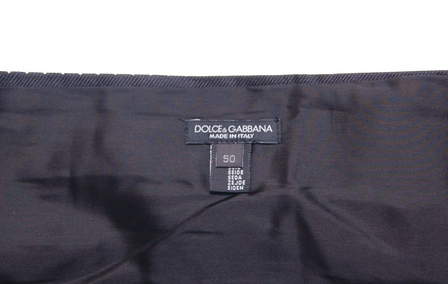 Dolce &amp; Gabbana Black Waist Smoking Tuxedo Cummerbund Belt