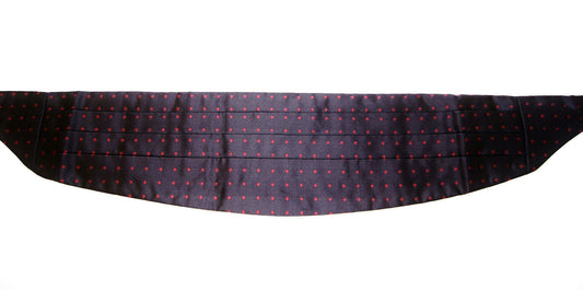 Dolce &amp; Gabbana Black Waist Tuxedo Smoking Belt Cummerbund
