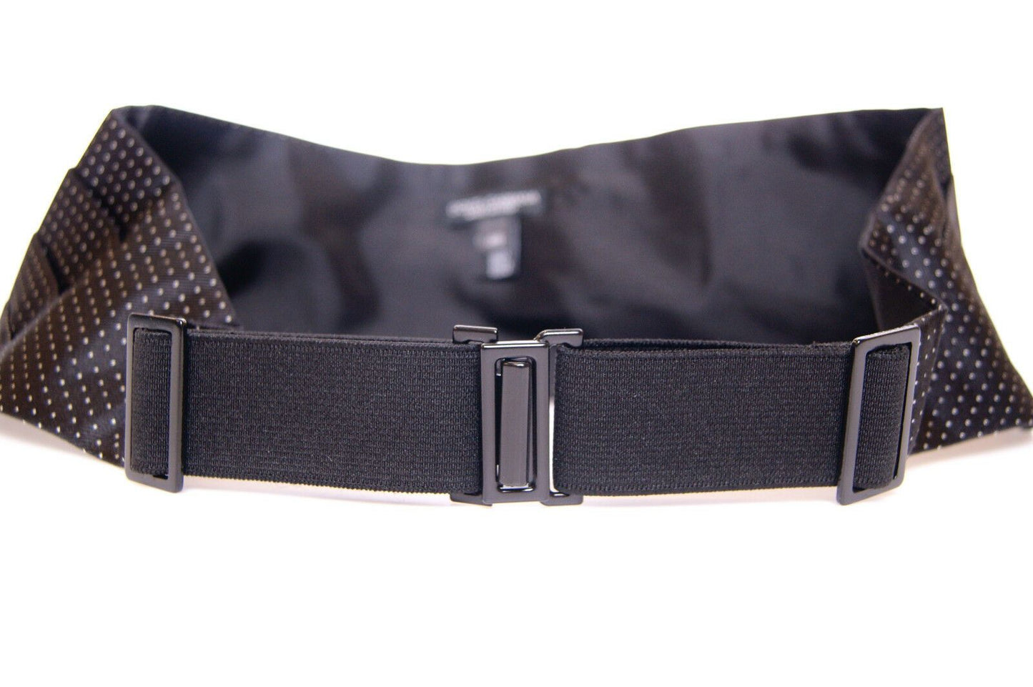 Dolce &amp; Gabbana Black Waist Smoking Tuxedo Cummerbund Belt