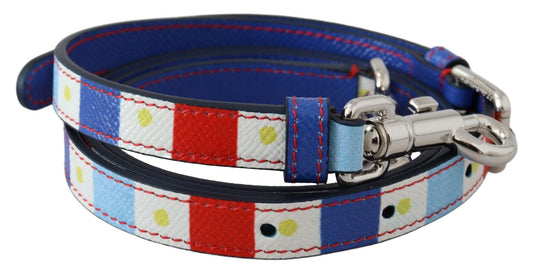 Dolce &amp; Gabbana Mehrfarbiger Schultergurt für Taschenzubehör aus 100 % Leder