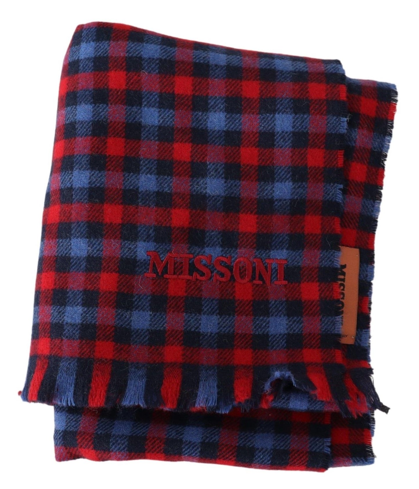 Missoni Unisex-Halstuch aus Wolle mit mehrfarbigem Karomuster 