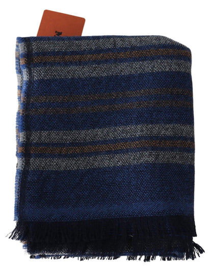 Missoni – Mehrfarbiger, gestreifter Unisex-Halswickelschal aus Wolle