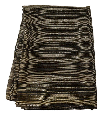 Dolce &amp; Gabbana – Wickelschal aus Stretch-Seide in Metallic-Gold