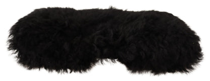 Dolce &amp; Gabbana Schwarze Kaschmirpelzmütze für Damen