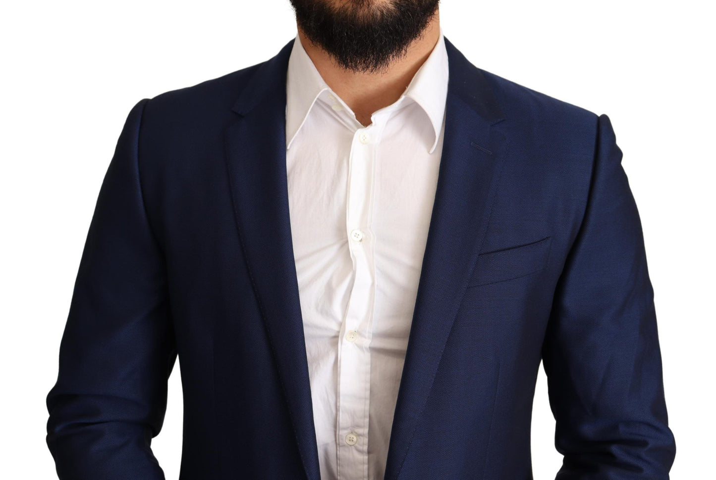 Dolce &amp; Gabbana Marineblaue Slim Fit-Jacke MARTINI Blazer