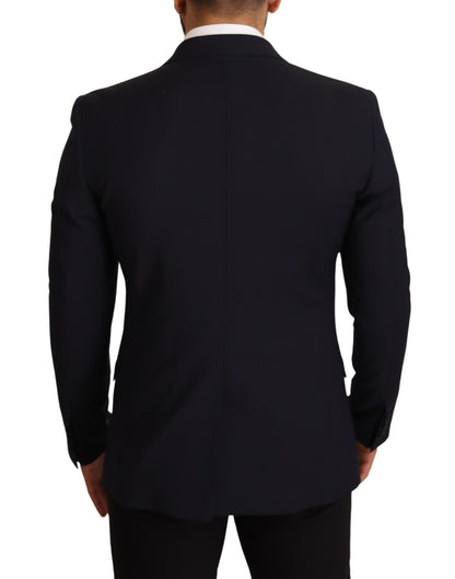 Dolce &amp; Gabbana – Blaue 2-teilige MARTINI-Blazer-Anzugjacke