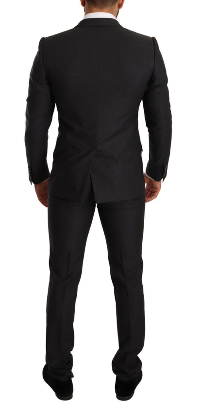 Dolce &amp; Gabbana – Schmal geschnittener MARTINI-Anzug aus grauer Wolle