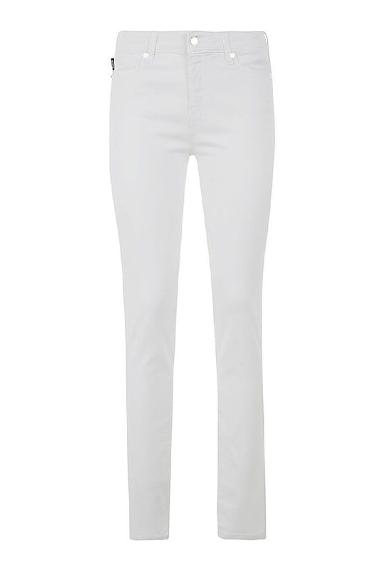 Love Moschino Weiße Baumwolljeans für Damen