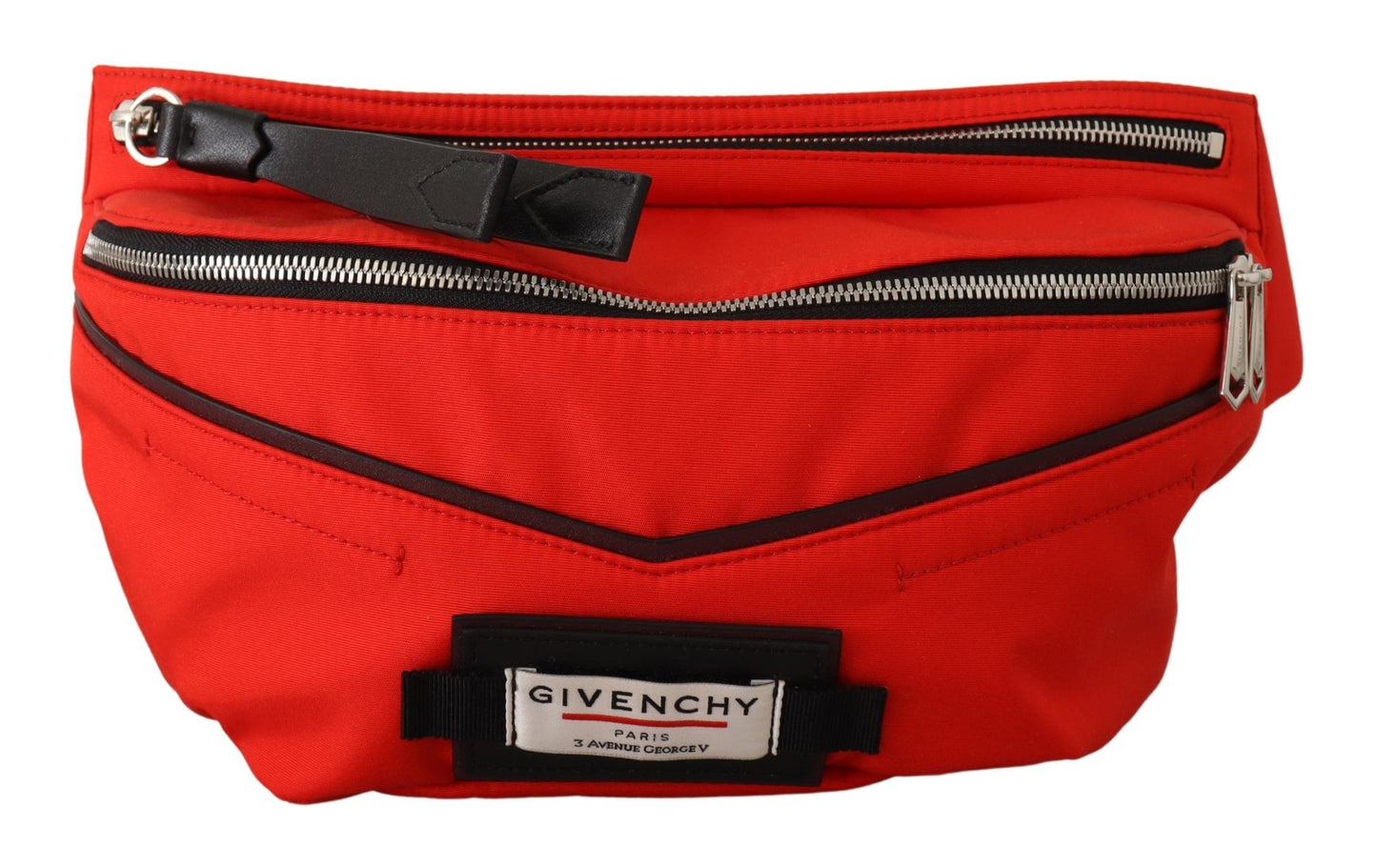 Elegante große Gürteltasche von Givenchy in Rot und Schwarz