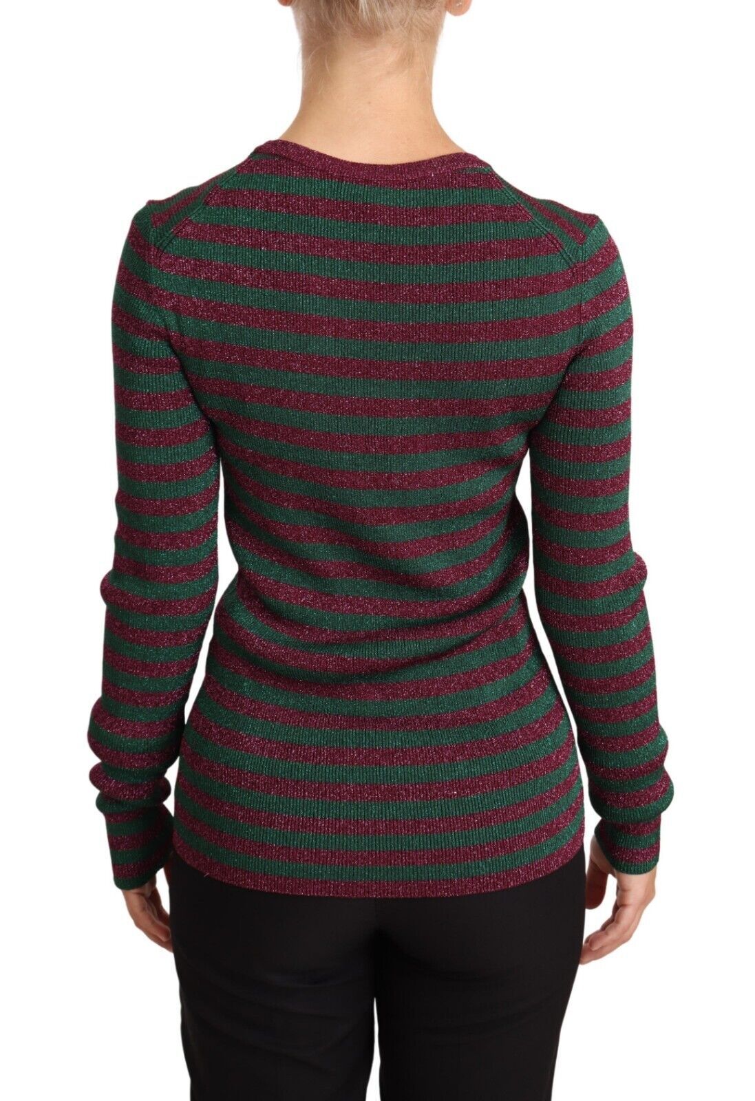 Dolce &amp; Gabbana Pullover mit Rundhalsausschnitt und mehrfarbigen Streifen