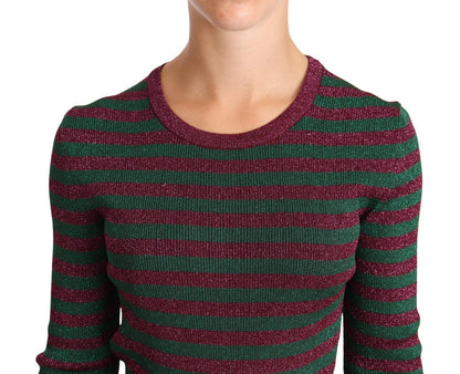 Dolce &amp; Gabbana Pullover mit Rundhalsausschnitt und mehrfarbigen Streifen