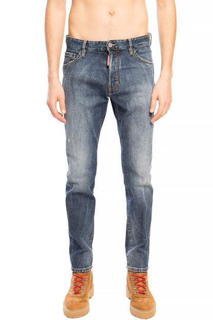 Dsquared² – Marineblaue Distressed-Jeans „Cool Guy Jean“