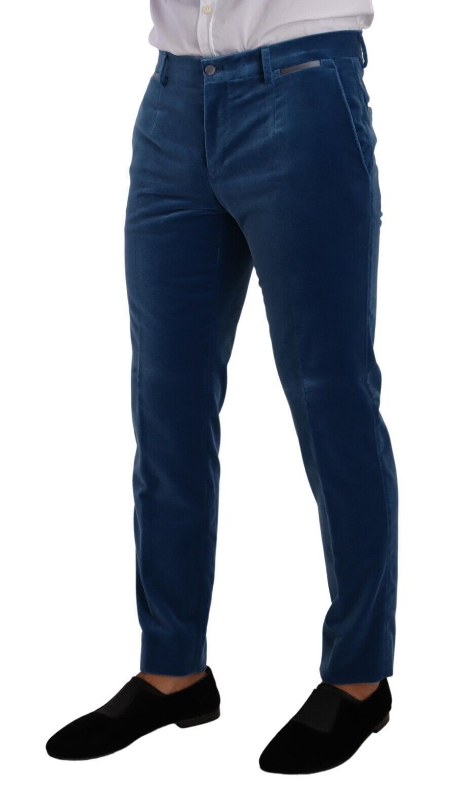 Dolce &amp; Gabbana Blue SICILIA Velvet Slim Fit 2 Piece Suit