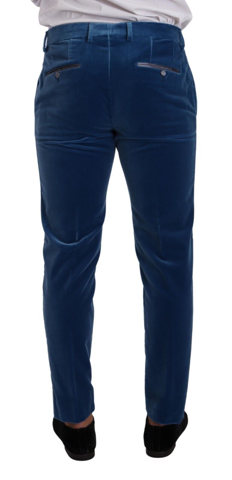 Dolce &amp; Gabbana Blue SICILIA Velvet Slim Fit 2 Piece Suit