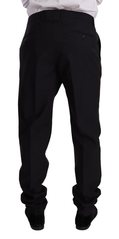 Dolce &amp; Gabbana Blue GOLD Wool Single Breasted 2 Piece Suit
