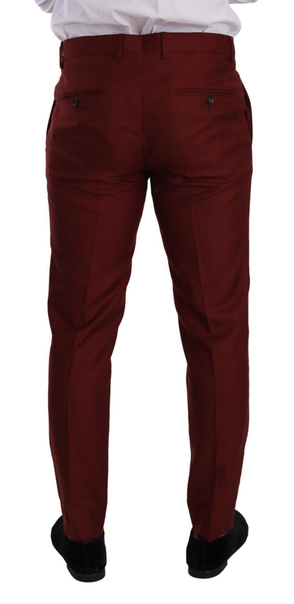 Dolce &amp; Gabbana Rote Kaschmir-Seiden-Kleider für Herren