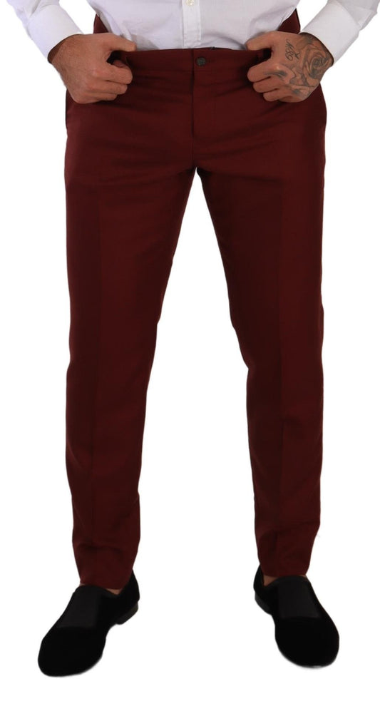 Dolce &amp; Gabbana Rote Kaschmir-Seiden-Kleider für Herren