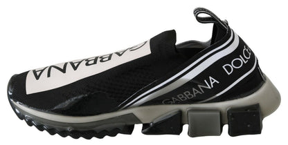 Dolce &amp; Gabbana Schwarz-Weiß SORRENTO Sport Stretch Sneakers