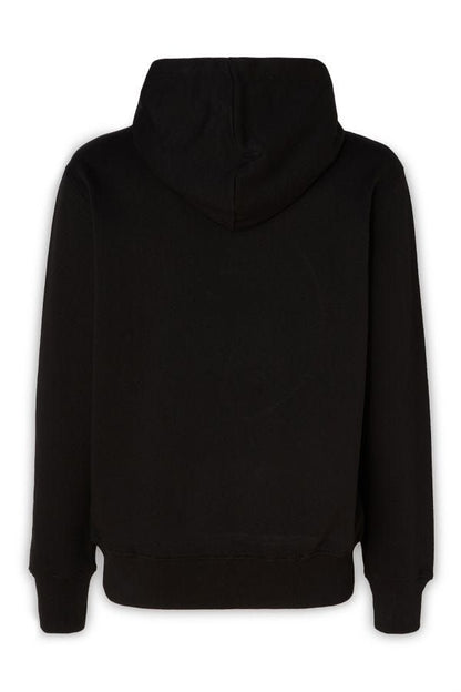 Versace Jeans – Umwerfendes schwarzes Baumwoll-Sweatshirt mit Kapuze