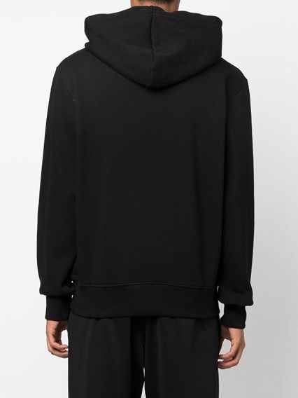 Versace Jeans – Schickes schwarzes Kapuzensweatshirt