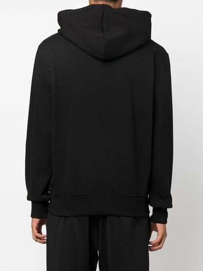 Versace Jeans – Schickes schwarzes Kapuzensweatshirt