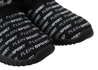 Plein Sport Chic Schwarze Henry Sport-Laufschuhe