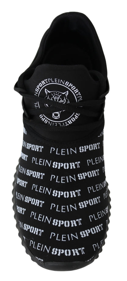 Plein Sport Chic Schwarze Henry Sport-Laufschuhe