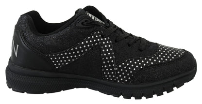 Plein Sport Elegante schwarze Runner Jasmines Sportschuhe