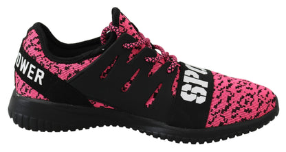 Plein Sport – Schicke, rosafarbene Sneakers in Blush
