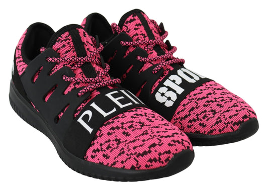 Plein Sport – Schicke, rosafarbene Sneakers in Blush