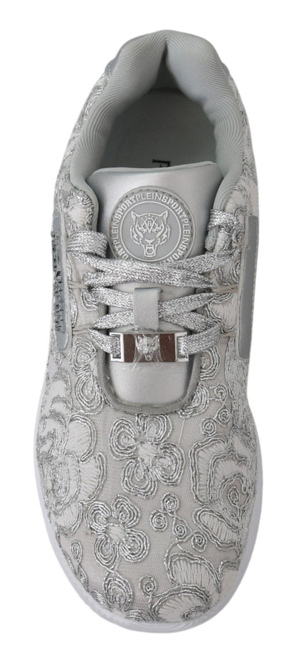Plein Sport – Joice – Sneaker „Gleam Runner“ in Silber