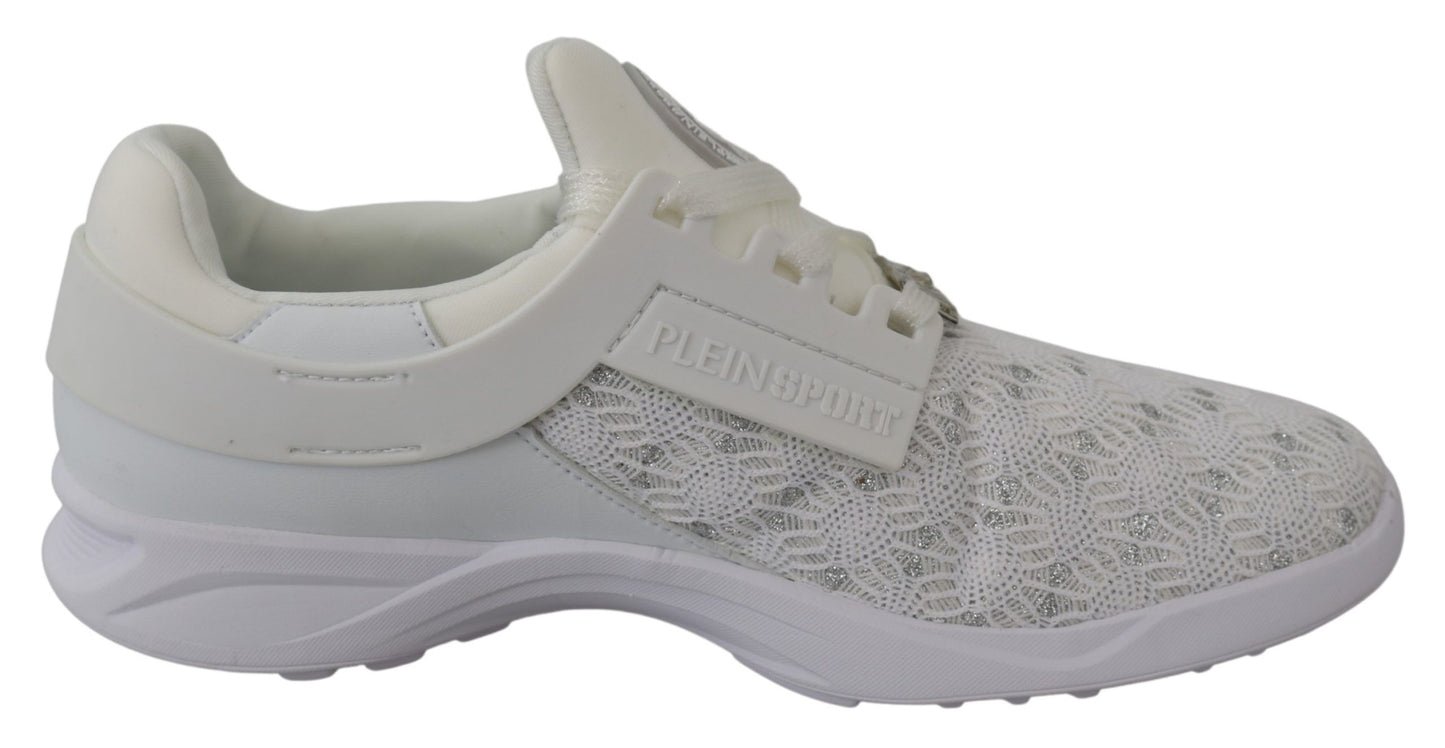 Plein Sport – Elegante weiße Runner-Sneaker „Beth Sport“