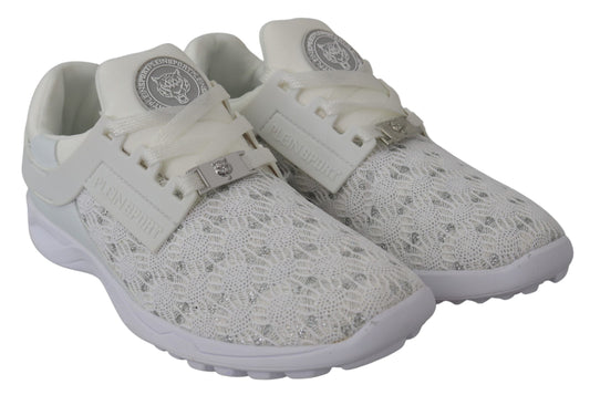 Plein Sport – Elegante weiße Runner-Sneaker „Beth Sport“