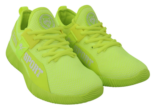 Plein Sport: Elektrisieren Sie Ihren Schritt mit gelben Carter Sport Sneakers