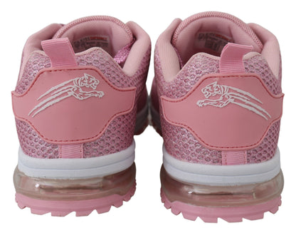 Plein Sport Chic Puderrosa High-Craft-Sneaker