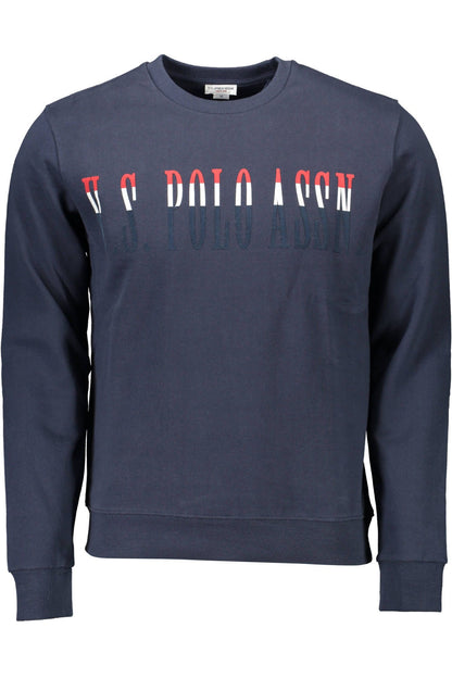 US POLO ASSN. Blauer Baumwollpullover für Herren