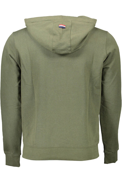 US POLO ASSN. Grüner Baumwollpullover für Herren